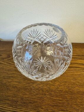 Stunning Vintage Crystal Clear "Essex" Rose Bowl - EUC